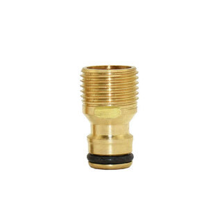 1/2'' 5/8" 3/4'' 1'' Brass Hose Quick Connector Water Stop Fitting Copper Thread Tap Coupling Garden Watering Gun Adapter