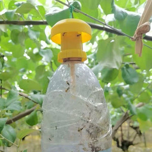 Flypaper Insect Pest Control For Home Farm Orchard Fruit Fly Trap Killer Plastic Yellow Drosophila Trap