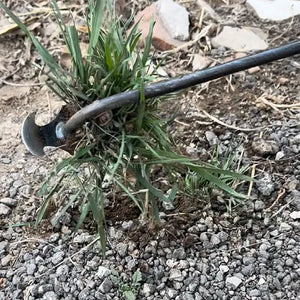 Gardening Hoe Weeding Tool Root Pulling Small Rake Loosening Soil Digging Wild Vegetables Manganese Steel Agricultural Tools