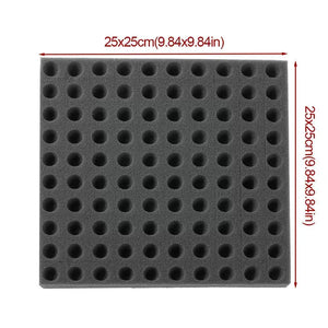 100 Pieces Black Seedling Sponge Soilless Hydroponic Cloning Garden Pots Nursery Collar Seedlings Plant Vegetables Cultivat M5J6