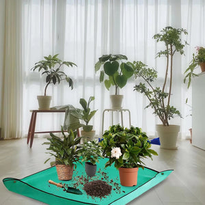 Repotting Planting Mat 50cm-100cm Gardening Potting Pad Foldable Garden Plant Flower Pot Transplanting Waterproof Mats