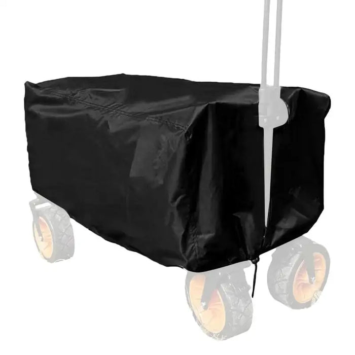 Outdoor Cart Cover Black Waterproof Trolley Cart Cover Garden Cart Accessories For Dirt Dust Sunlight Snow Frost And Water