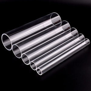 3PCS 50cm Length 16-50mm Acrylic Pipe Transparent Plexiglass Tube Fish Tank Aquarium Supplies Garden Hydroponics Water Pipe DIY