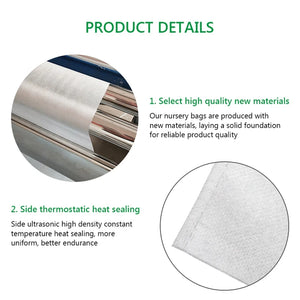 100Pcs Non-woven Fabric Seeding Biodegradable Nursery Bag Home Garden Germination Planter Pot Fabric Grow Bags Plant Accessories