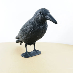 Decoracion Simulation Black Crow Raven Bird Repellent Pest Control Pigeon Repellent Garden Decoration Outdoor