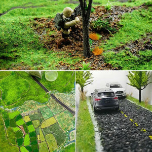 30g/Bag Miniature Scene Model Materia Turf Flock Lawn Nylon Grass Powder 3MM Static Grass DIY Modeling Hobby Craft Accessories