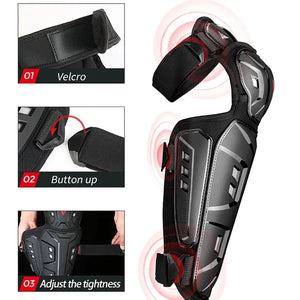 Motorcycle Knee Pads Elbow Protective Combo Knee Protector Motorcycle Equipment Gear Outdoor Knee Pad Ventilate Four Seasons