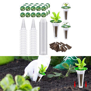 96pcs/set Planting Basket Grow Sponges Planting Sponge Blocks For Aerogarden Plant-Hydroponics Soilless Growing System