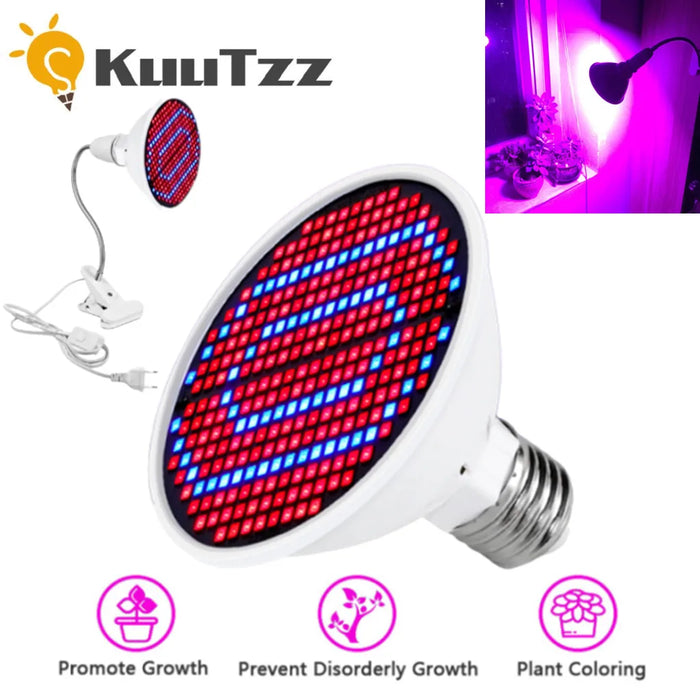 E27 LED Grow Light 85-265V Full Spectrum Phyto Lamp Led Hydroponics Plant Bulb Growth Light Tent Greenhouse Vegs Cultivo Lamp