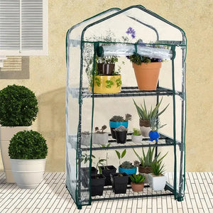 Portable Indoor Greenhouse For Home Outdoor Planting Greenhouse Shed Cover PVC Garden Warmer Clear Replacement Cover