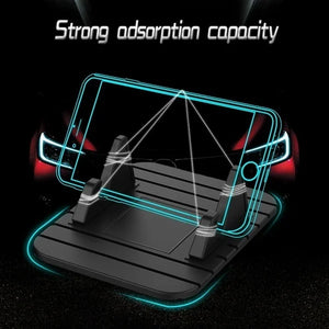 Anti-slip Car Silicone Holder Mat Pad Dashboard Stand Mount For Baseus Official Store Store Tablet Air Vent Holder Telefon