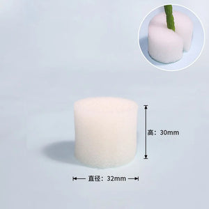 100PCS Soilless Hydroponic Sponge Garden Vegetable Soilless Planting Sponge Nursery Pots Foam Plants Root Fixed Sponge