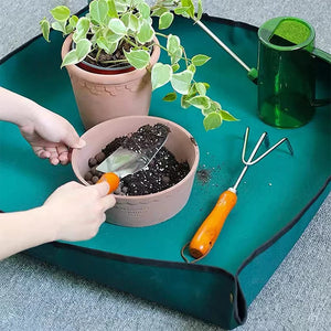 Oxford Fabric Plant Repotting Mat Waterproof Transplanting Mat Indoor Succulent Potting Mat Portable Gardening Mat