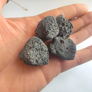 100g/pack Natural Porous Volcanic Rock Original Stone Geode Aromatherapy Essential Oil Diffuser Fish Tank Flower Pot Home Decor