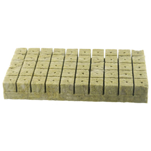 50/100Pcs Starter Plugs Rock Grow Tray Wool Cubes Hydroponic Soilless Starting Rock Kit Cultivation Planting Blocks Cube Plant