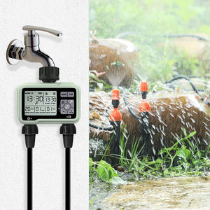 Eshico HCT-326 Super Timing 2-Outlet Water Timer Precisely Watering Up Outdoor Automatic Irrigation Fully Adjustable Program