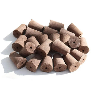 12Pcs Root Growth Sponges Seed Pod Sponges StarterSponge Pods Replacements Root Growth Sponge Plugs For Hydroponic Garden