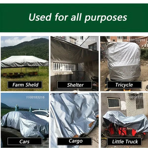 PE 0.32 mm tarpaulin rainproof cloth outdoor awning garden plant shed truck awning waterproof sunshade sail pet dog house cover