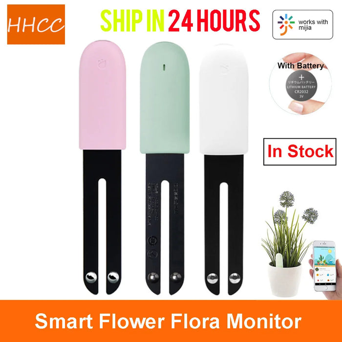 HHCC Flora Monitor Tuya Global Version  Plants Grass Flower Care Soil Water Tester Sensor Detector Monitor work with Xiaomi app