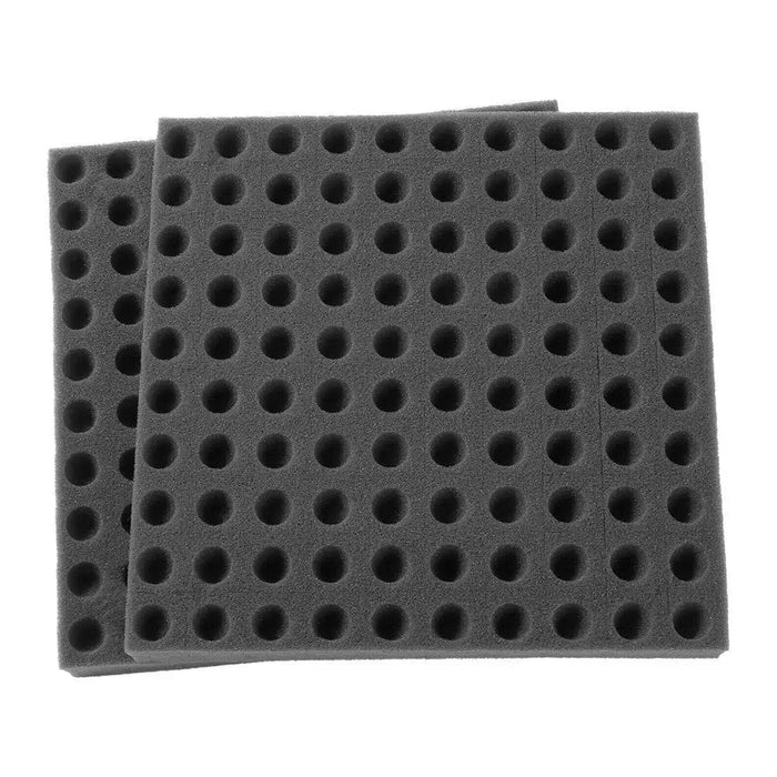 100 Pieces Black Seedling Sponge Soilless Hydroponic Cloning Garden Pots Nursery Collar Seedlings Plant Vegetables Cultivat M5J6