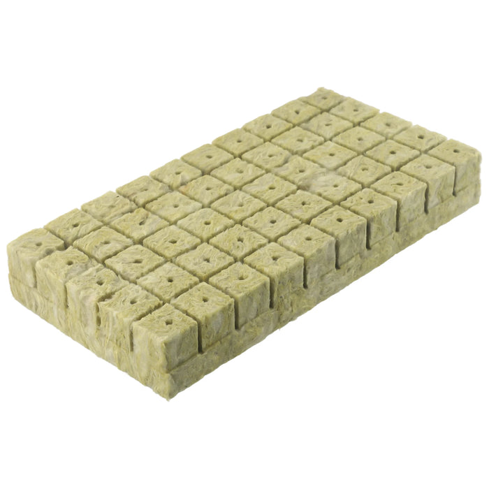 50/100Pcs Starter Plugs Rock Grow Tray Wool Cubes Hydroponic Soilless Starting Rock Kit Cultivation Planting Blocks Cube Plant