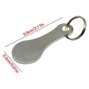 2PCS Multipurpose Shopping Portable For Home Outdoor Metal Key Ring Shopping Cart Tokens Portable For Home Outdoor Cart Tokens