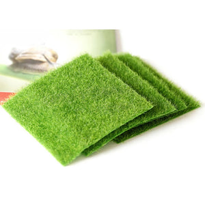 Artificial Fake Moss Decorative Lawn Turf Green Grass DIY Mini Fairy Garden Plants Micro Landscape Decoration Simulation Plants