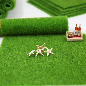 1Pc New 15cm Grass Mat Green Artificial Lawns Turf Carpets Fake Sod Garden Moss For Dollhouse Decals Toys