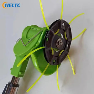 1 setSteel Lawn Mower Head Free 4 Lines Replacement Gasoline/Lithium Grass Trimmer Head Removal Of Garden Weed Brushcutter Part