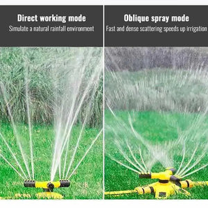 360 Degree Automatic Rotating Garden Lawn Sprinkler Yard Garden Large Area Coverage Water Sprinkler Irrigation Water Sprayer