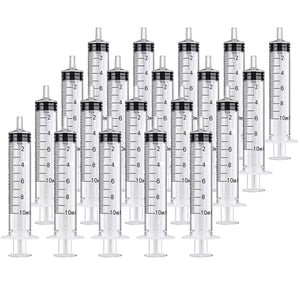 2-20Pcs 1ml-10ml Plastic Reusable Syringe For Measuring Nutrient Hydroponics Kithchen Tool