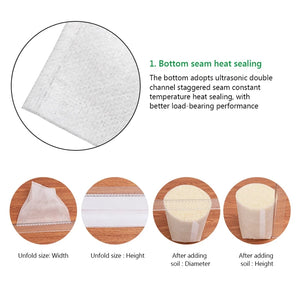 100Pcs Non-woven Fabric Seeding Biodegradable Nursery Bag Home Garden Germination Planter Pot Fabric Grow Bags Plant Accessories