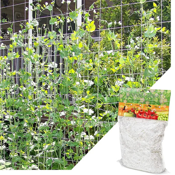 Plant Trellis Netting Heavy-Duty Polyester Plant Support Vine Climbing Hydroponics Garden Net Accessories Multi-Use