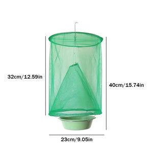 1/4/6/8PCS Fly Catcher Killer Pest Control Reusable Hanging Fly Trap Flytrap Cage Net Traps Outdoor Garden Hanging Flycatcher