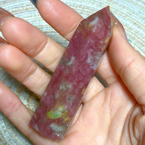 Natural Crystals Pink Green Tourmaline Flash Tower Garden Decorations Rare Torch Prismatic Mineral Energy Gemstones