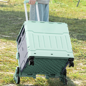 50L Large Capacity Folding The Folding Shopping Cart Trolley The Outdoor Vehicle Home Uses The Courier and Ports.