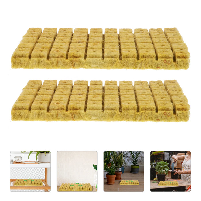 Hydroponic Grow Media Starter Cubes Plant Cubes Soilless Substrate Seeded Plug Seedling Block