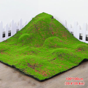 50/100cm 11Styles Artificial Grass Rug Fake Moss Lawn Garden Landscape Turf Roll Festival Wedding Decoration  Mat Carpet