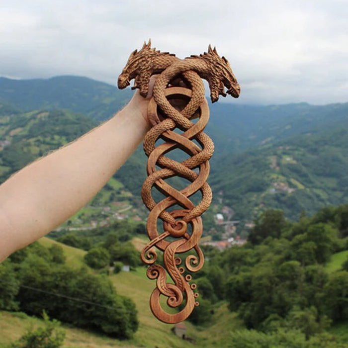 Resin Dragon Statues Dragon Figures Art Garden Decoration Fantasy Animal Sculptures Ornaments For Patio Front Lawn Garden Decor