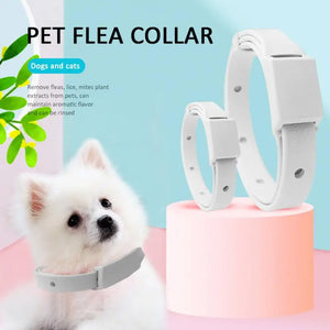 Adjustable Cat & Dog Collar Flea & Tick Prevention Pet Collar Pest Control Rubber Flea Killer Collar Pet Accessories Household