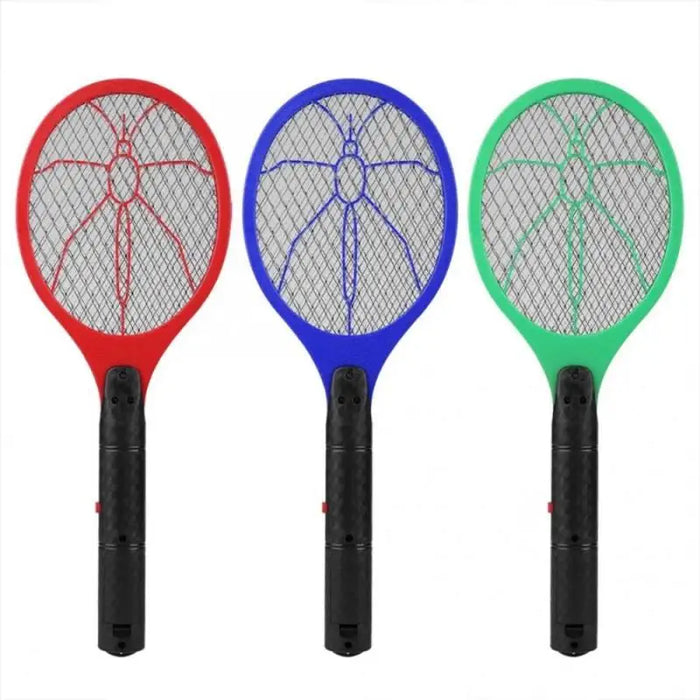 Electric Mosquito Racket Killer Insects Racket Electric Fly Swatter Fryer Flies Cordless Battery Power Bug Zapper Kills Home Bug