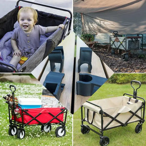 Camping car table top buckle head accessories picnic camping car outdoor small trolley cart picnic car board