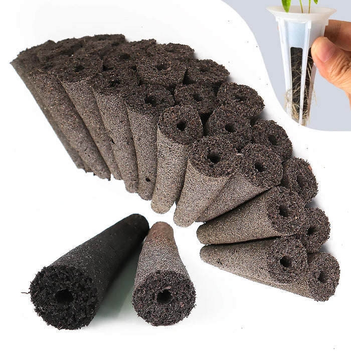 6x2cm Hydroponics Grow Sponge for Indoor Garden Growing System Supplement Seeds Pods Replacement Root Starters Growth Seedling
