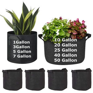 Felt Plant Grow Bags Fabric Grow Pots Strawberry Vegetables Planting Pots Flower Planting Containers Home Garden Tools