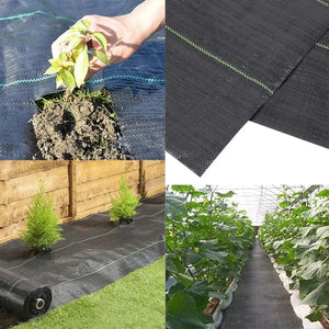 10M/20M PE Agricultural Anti Grass Cloth Farm-oriented Weed Barrier Mat Plastic Mulch Thicker Orchard Garden Weed Control Fabric