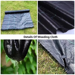 Agricultural Anti Grass Cloth Farm-oriented Weed Barrier Mat Plastic PE Mulch Thicker Orchard Garden Weed Control Fabric