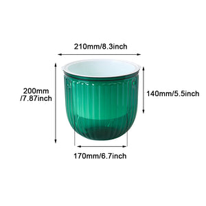 Hydroponic Soil Cultivation Lazy Flower Pot Hanging Flowerpot Self Absorbing Water Hanging Planter Thickened Plastic Planter