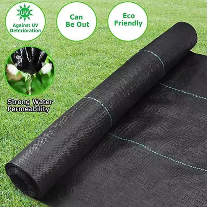 Agricultural Anti Grass Cloth Farm-oriented Weed Barrier Mat PE Mulch Thicker Orchard Garden Weed Control Fabric Water Permeable