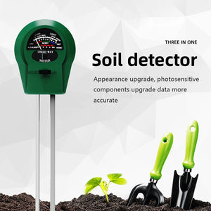 Reswat Analog 3-in-1 Professional Tools Soil Detector PH Moisture Sunlight Tester Sensor Kits Suitable For Gardens Farms