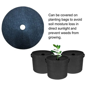 Non-Woven Tree Mulch Ring Weeding Barrier, Protector Mat, Plant Cover, Anti Grass, Gardening Fabric Weed Control, 15cm-82cm